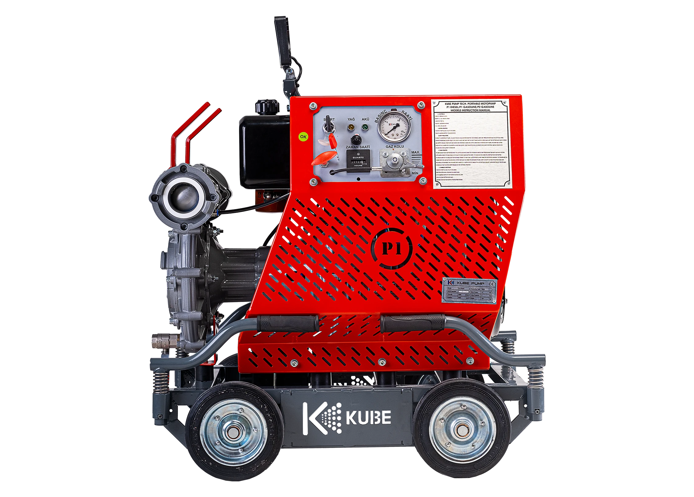 P1 Dizel Taşınabilir <br>Yangın Pompası